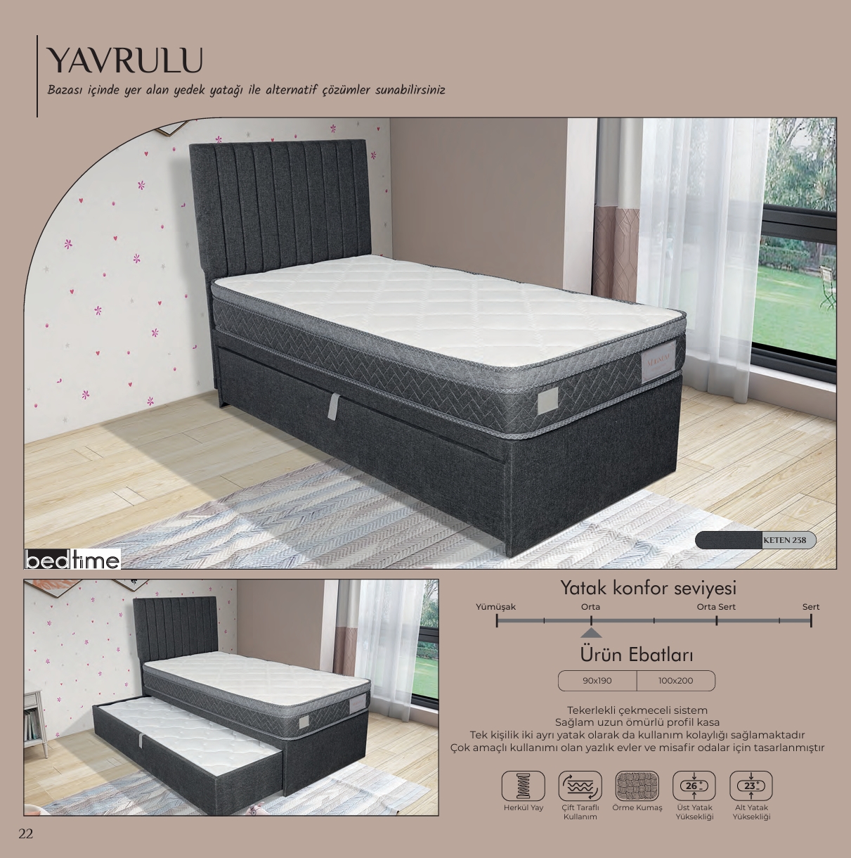 Yavrulu boxspringBett